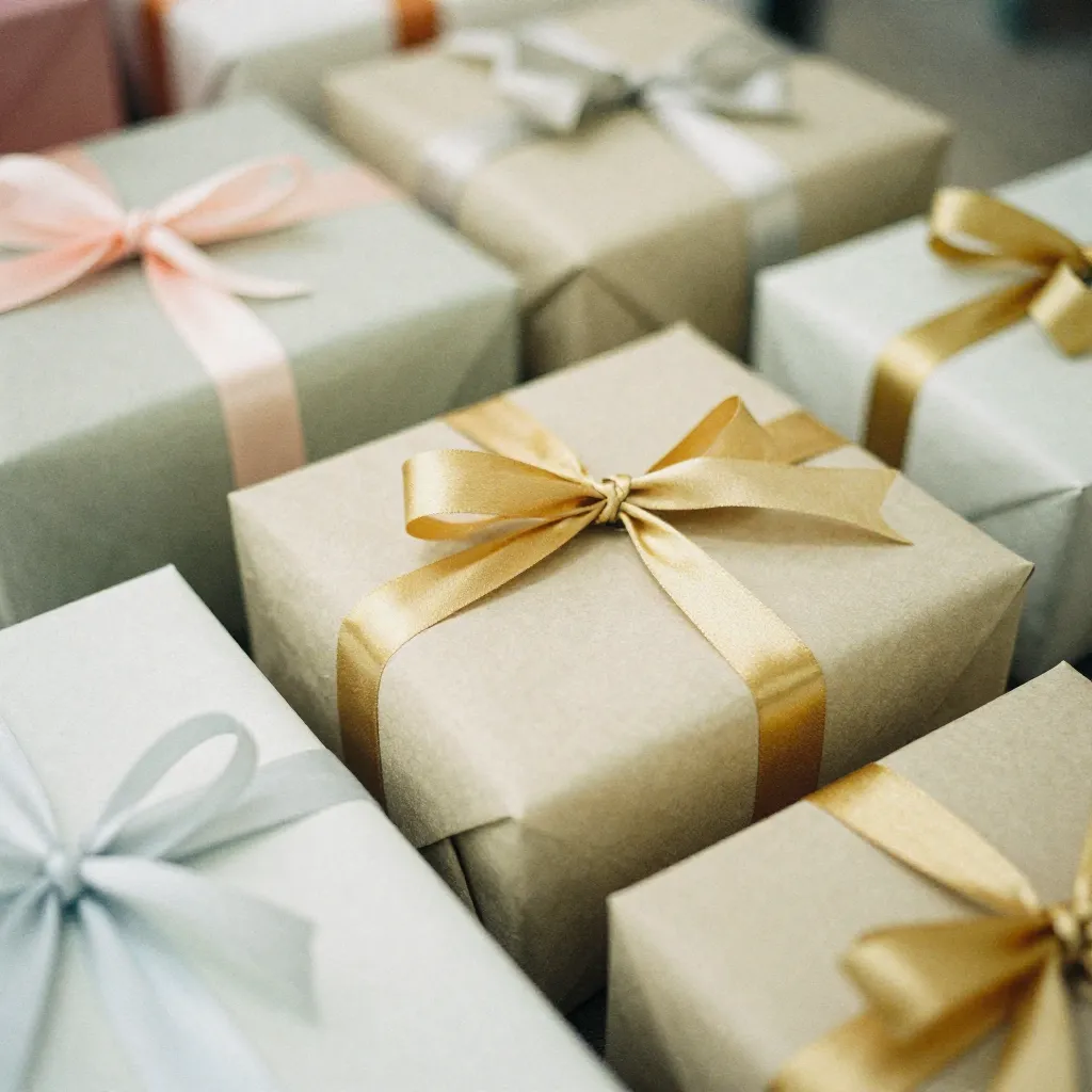 Bröllopspresent inslagen